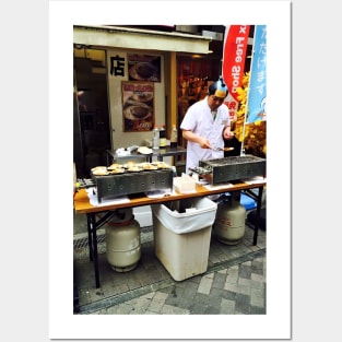 Osaka Street Food Posters and Art